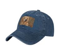 Golden Retriever Casquette de baseball vintage délavée pour papa Chapeau de golf pour homme et femme Casquette à visière réglable