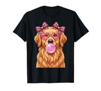 Golden Retriever Chewing Gum pour Les Amoureux des Chiens T-Shirt