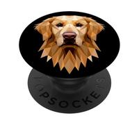 Golden Retriever Chien Amoureux Maman J'aime Les Chiens PopSockets PopGrip Adhésif