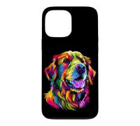 Golden Retriever Chien Couleurs Pop Art Amoureux des Chiens Coque pour iPhone 13 Pro Max