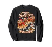 Golden Retriever Chien traîneau de Noël pour Enfants Goldie Sweatshirt