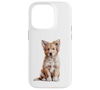 Golden Retriever Chiot Dessin Art Chien Lover Coque pour iPhone 14 Pro