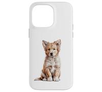 Golden Retriever Chiot Dessin Art Chien Lover Coque pour iPhone 14 Pro Max