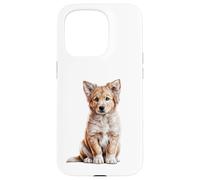 Golden Retriever Chiot Dessin Art Chien Lover Coque pour iPhone 15 Pro