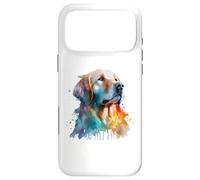 Golden Retriever Coloré Pop Art Tie Dye Aquarelle Coque pour iPhone 17 Pro Max