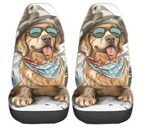 Golden Retriever Cool Housses pour Siège Lot De 2 Souple Housses De Siège Antidérapant Housse De Sieges Voitures pour Monospaces SUV Passager