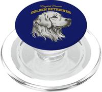 Golden Retriever Crème Vintage Chien Preppy Académique PopSockets PopGrip pour MagSafe