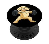 Golden Retriever de Remise en Forme PopSockets PopGrip Adhésif
