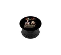 Golden Retriever Dog Dad Definition Funny Fathers Day PopSockets PopGrip Adhésif