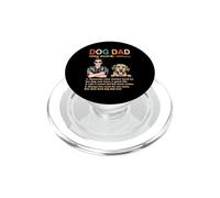 Golden Retriever Dog Dad Definition Funny Fathers Day PopSockets PopGrip pour MagSafe