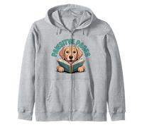 Golden Retriever Dog Lover Bookworm Livre Nerd Sweat à Capuche