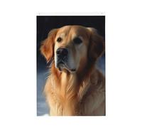 Golden Retriever Drapeau de jardin bienvenue 0,6 x 0,9 m, ne se décolore pas, drapeau double face, bannière extérieure pour cour, porche, pelouse
