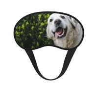 Golden Retriever drôle imprimé,Masques de sommeil occultants, cache-yeux couvrants, masques de sommeil anti-lumière