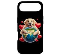 Golden Retriever Earth Day Hug Love Dog Owner Planet Lover Coque pour iPhone Air
