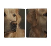 Golden Retriever Étui de protection pour passeport avec fente pour passeport pour homme et femme