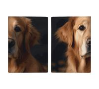 Golden Retriever Étui de protection pour passeport avec fente pour passeport pour homme et femme