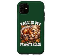 Golden Retriever Fall Puppy Mom Fall is My Favorite Color Coque pour iPhone 11