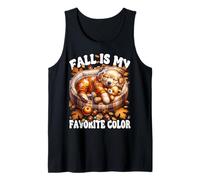 Golden Retriever Fall Puppy Mom Fall is My Favorite Color Débardeur