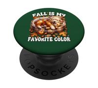 Golden Retriever Fall Puppy Mom Fall is My Favorite Color PopSockets PopGrip Adhésif