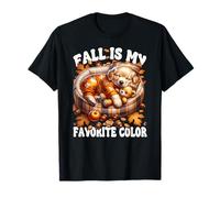 Golden Retriever Fall Puppy Mom Fall is My Favorite Color T-Shirt