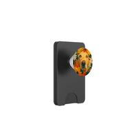 Golden Retriever Floral Art - Design coloré pour Amoureux des Chiens PopSockets PopWallet pour MagSafe