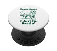 Golden Retriever Funny Vintage Parfois, Je suis Juste en Train de péter PopSockets PopGrip Adhésif