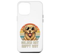 Golden Retriever Golden Day Happy Way T-Shirt rétro Vintage pour Chien Coque pour iPhone 12 Pro Max