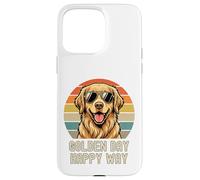 Golden Retriever Golden Day Happy Way T-Shirt rétro Vintage pour Chien Coque pour iPhone 15 Pro Max