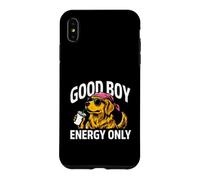 Golden Retriever Good Boy Energy Only Dog Coque pour iPhone XS Max