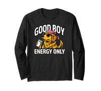 Golden Retriever Good Boy Energy Only Dog Manche Longue