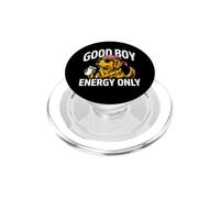 Golden Retriever Good Boy Energy Only Dog PopSockets PopGrip pour MagSafe