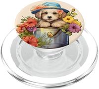 Golden Retriever Graphic for Spring and Women Cute Dog Lover PopSockets PopGrip pour MagSafe