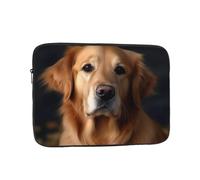 Golden Retriever - Housse imperméable et légère pour ordinateur portable de 38,1 cm pour homme et femme