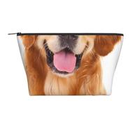 Golden Retriever imprimé, Trousse de Toilette Trousse de Maquillage Sac à cosmétiques Trousse de Toilette de Voyage Portable
