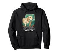 Golden Retriever, Je ne Fais Que Reposer Mes Yeux Sweat à Capuche