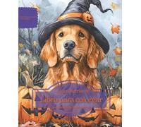 Golden Retriever: Libro para colorear para amantes de los perros - Edición de otoño