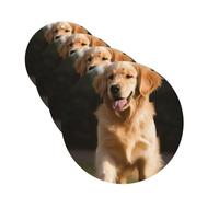 Golden Retriever Lot de 4 cartes de désodorisants de voiture personnalisés pour homme et femme - Tablettes d'aromathérapie à suspendre - Cartes parfumées pour armoire de salle de bain