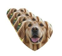 Golden Retriever Lot de 4 cartes désodorisantes de voiture pour homme et femme - Accessoires de voiture mignons - Diffuseur de parfum durable à suspendre - Tablettes d'aromathérapie pour voiture