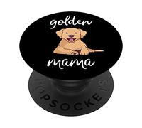 Golden Retriever Mama Costume mère pour chien PopSockets PopGrip Interchangeable