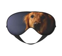 Golden Retriever Masque de sommeil lisse doux réglable pour les yeux pour le repos et les voyages
