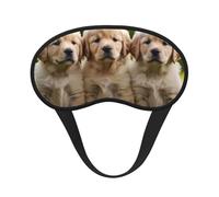 Golden Retriever Masque de sommeil occultant pour chiens et chiots - Masque doux réglable pour bloquer complètement la lumière, sommeil profond, voyage et relaxation