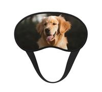 Golden Retriever Masque de sommeil pour chien pour dormir sur le côté, masque occultant pour homme et femme, masque de sommeil sans pression, doux, respirant, confortable pour dormir la nuit