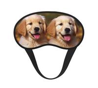 Golden Retriever Masque de sommeil pour chiens et chiots pour dormir sur le côté, masque de sommeil occultant pour homme et femme, masque de sommeil sans pression, doux, respirant, confortable pour