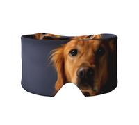 Golden Retriever Masque de sommeil pour les yeux et les oreilles - Doux et respirant, idéal pour les voyages, la méditation et une utilisation nocturne
