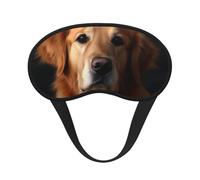 Golden Retriever - Masque de sommeil pour les yeux pour homme et femme - Masque de sommeil sans pression - Doux et respirant - Bandeau confortable pour dormir la nuit
