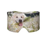 Golden Retriever,Masque pour les yeux bloquant la lumière Cache-yeux et cache-oreilles pour le sommeil