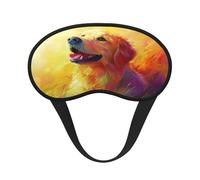 Golden Retriever Masque ultime pour les yeux pour dormir, masque doux et confortable, masque relaxant sans pression nocturne.