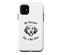 Golden Retriever Mon thérapeute a Le Nez mouillé Coque pour iPhone 11