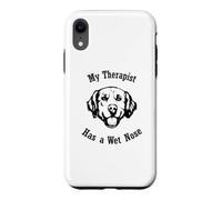 Golden Retriever Mon thérapeute a Le Nez mouillé Coque pour iPhone XR