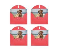 Golden Retriever On The Beach Impression horizontale sur un seul côté Papier nacré pour anniversaire, Halloween, Noël, Halloween, fête d'anniversaire, fête d'anniversaire